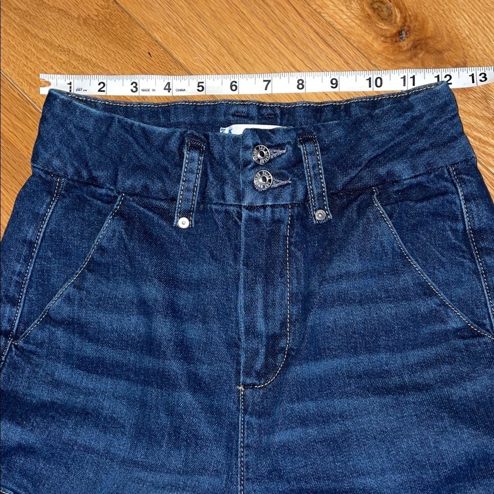 PAIGE Dion High Rise Bootcut Cargo Jeans in Gracie Lou, size 26, EUC - Picture 13 of 15